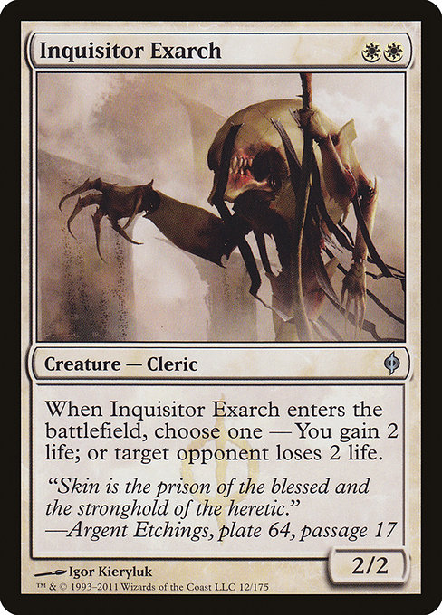 Inquisitor Exarch (New Phyrexia #12)