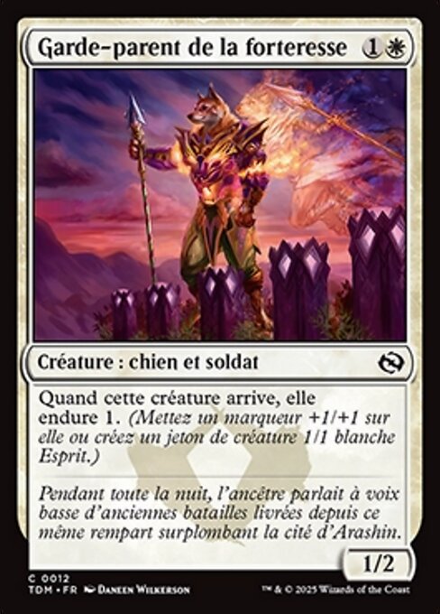 Garde-parent de la forteresse