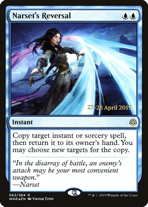 Narset's Reversal (War of the Spark Promos #62s)