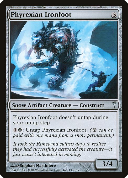 Phyrexian Ironfoot (Coldsnap #139)