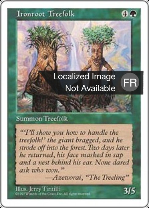 Ironroot Treefolk (Fifth Edition #305)