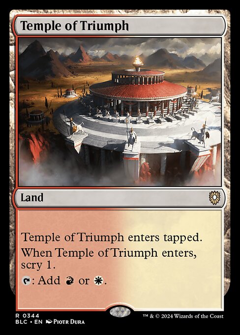 Templo del triunfo (Bloomburrow Commander)