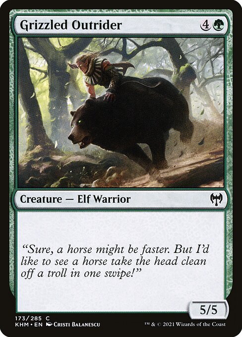 Grizzled Outrider card image