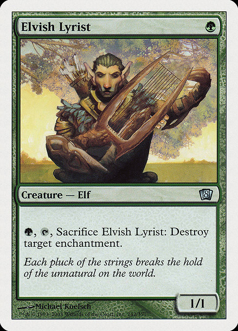 Elvish Lyrist (Eighth Edition #242)