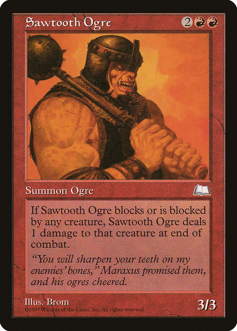 Sawtooth Ogre (Weatherlight #114)