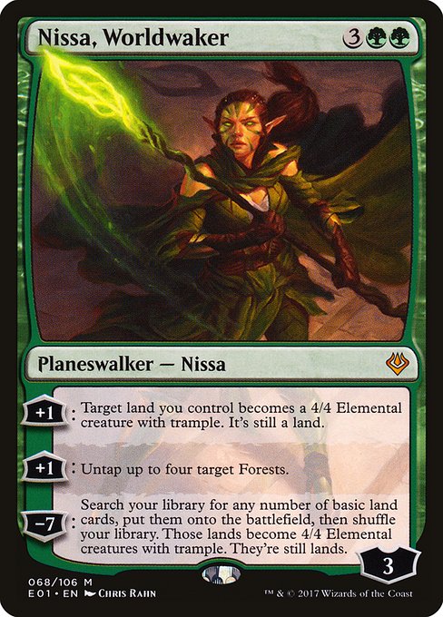 Nissa, Worldwaker (e01) 68 Nissa, Worldwaker (e01) 68
