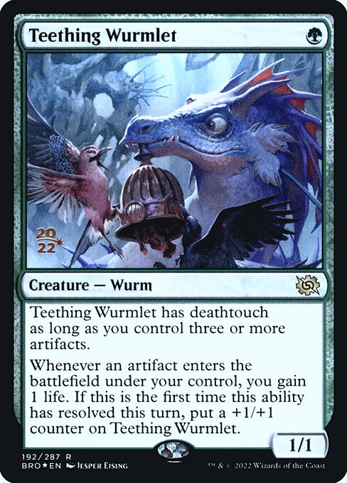 Teething Wurmlet (The Brothers' War Promos #192s)