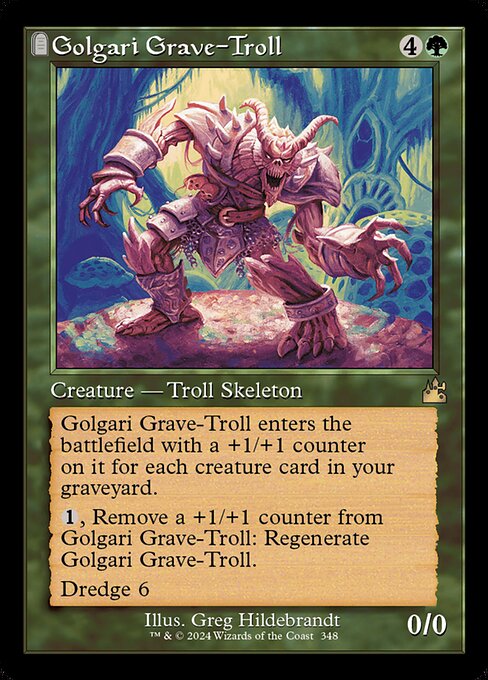 Golgari Grave-Troll (Ravnica Remastered #348)