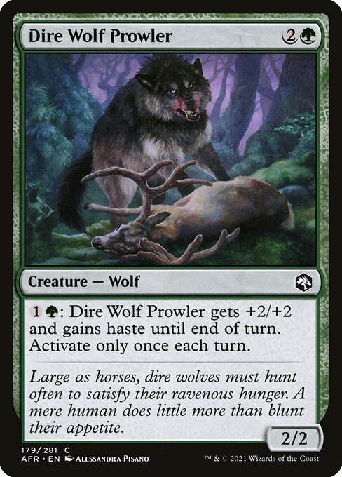 Dire Wolf Prowler (Adventures in the Forgotten Realms #179)