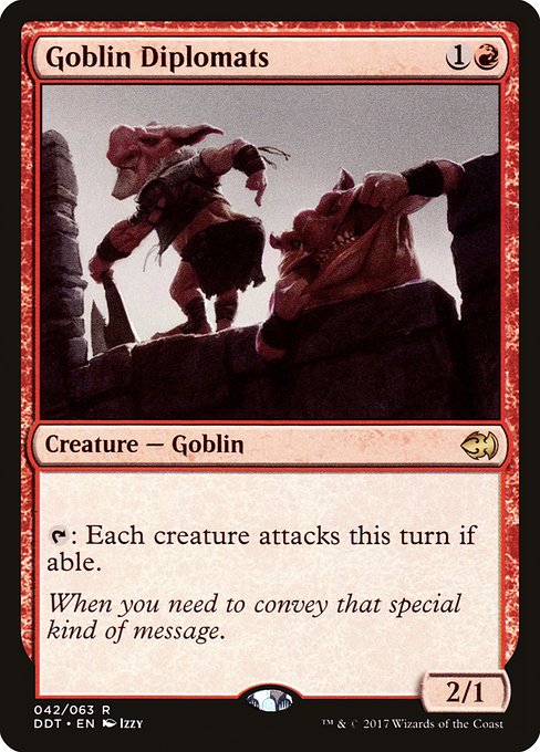 Goblin Diplomats (Duel Decks: Merfolk vs. Goblins #42)