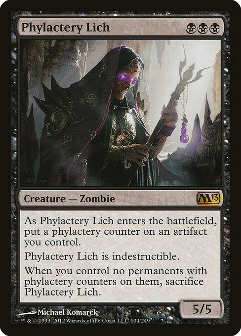 Phylactery Lich (Magic 2013 #104)