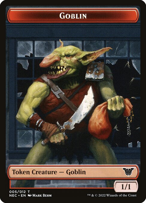 Goblin (Neon Dynasty Commander Tokens #5)