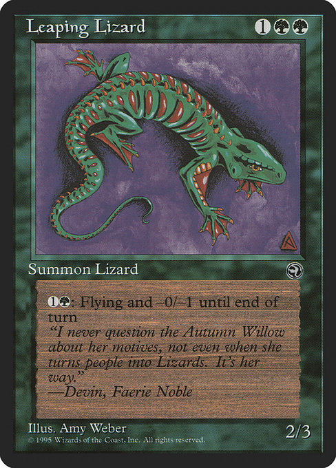 Leaping Lizard card image