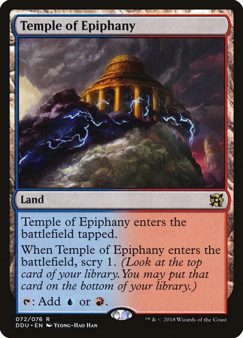 Temple of Epiphany (Duel Decks: Elves vs. Inventors #72)