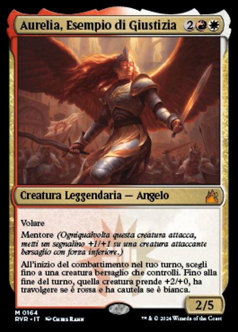 Aurelia, Exemplar of Justice (Ravnica Remastered #164)