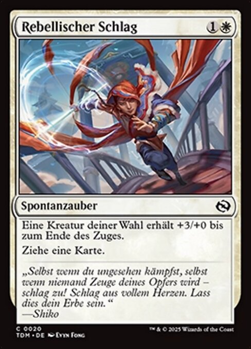 Rebellischer Schlag