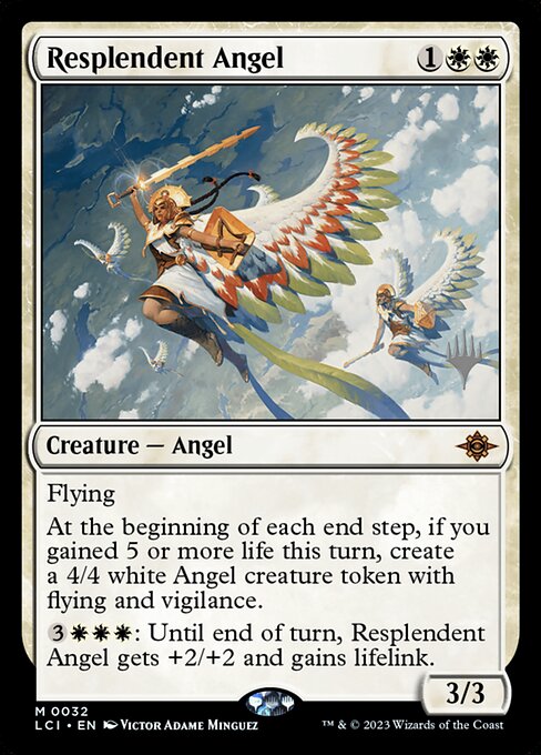 Resplendent Angel (The Lost Caverns of Ixalan Promos #32p)