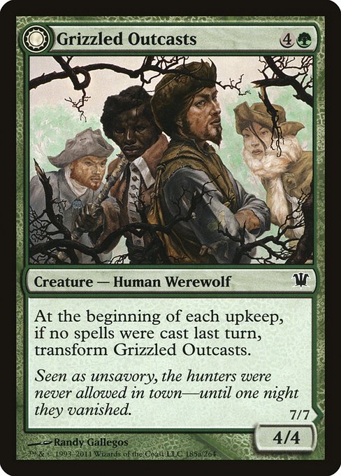 Grizzled Outcasts // Krallenhorde Wantons card image