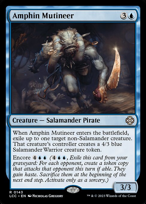 Amphin Mutineer (The Lost Caverns of Ixalan Commander #143)