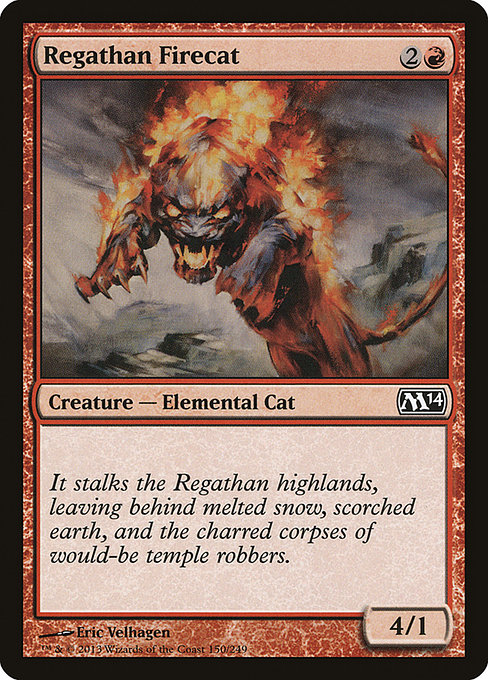 Regathan Firecat (Magic 2014 #150)
