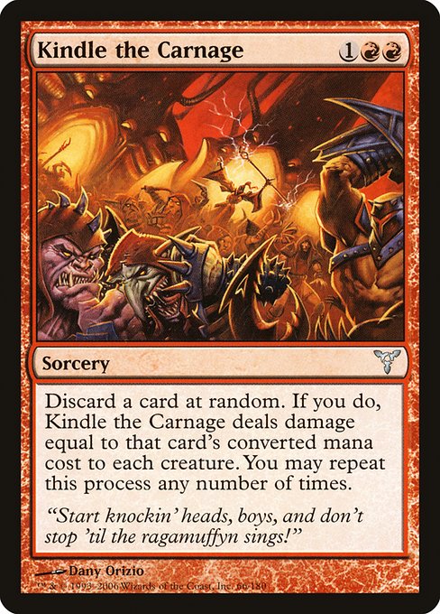Kindle the Carnage card image
