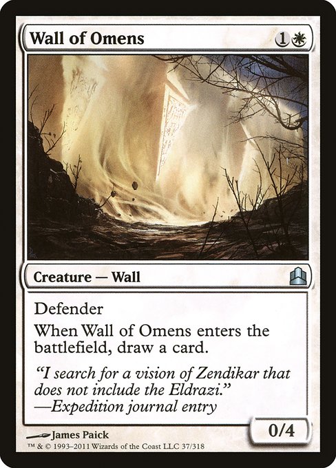Wall of Omens (Commander 2011 #37)