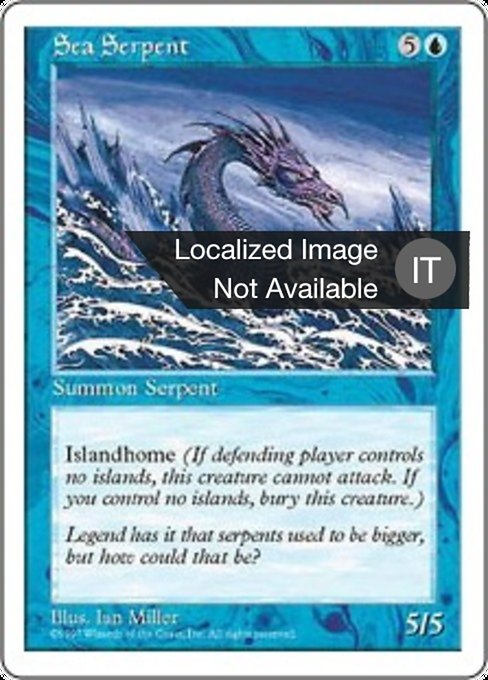 Sea Serpent (Fifth Edition #118)