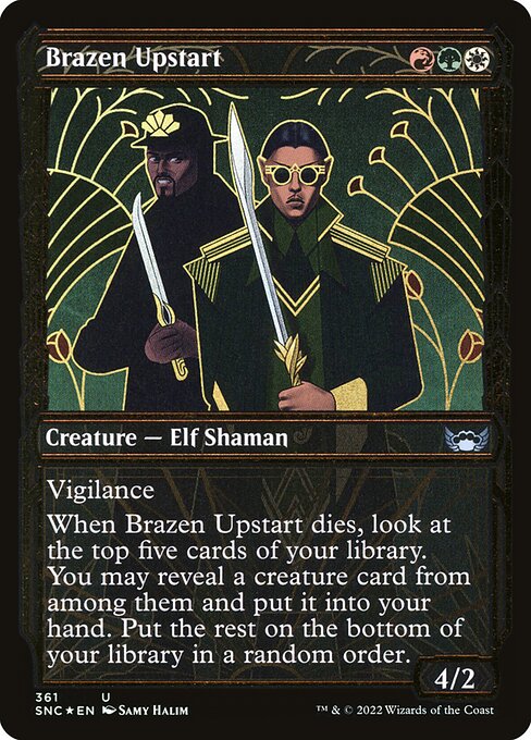 Brazen Upstart card image