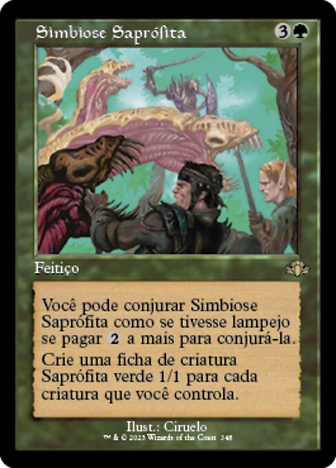 Saproling Symbiosis (Dominaria Remastered #348)