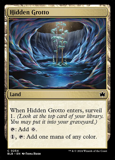 Hidden Grotto (Bloomburrow #254)