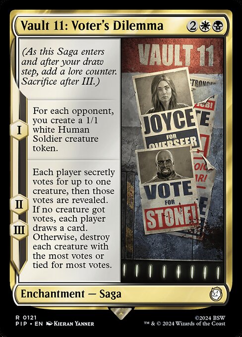 Vault 11: Voter's Dilemma (pip) 121 Vault 11: Voter's Dilemma (pip) 121