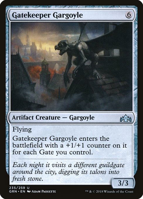 Gargouille gardienne de la porte|Gatekeeper Gargoyle