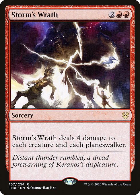 Storm's Wrath (Theros Beyond Death #157)