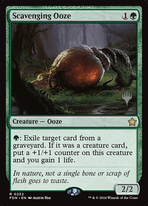 Scavenging Ooze (Foundations Promos #232p)