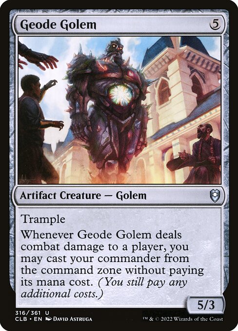 Geode Golem (Commander Legends: Battle for Baldur's Gate #316)