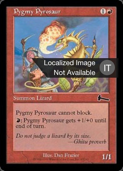 Pygmy Pyrosaur (Urza's Legacy #87)