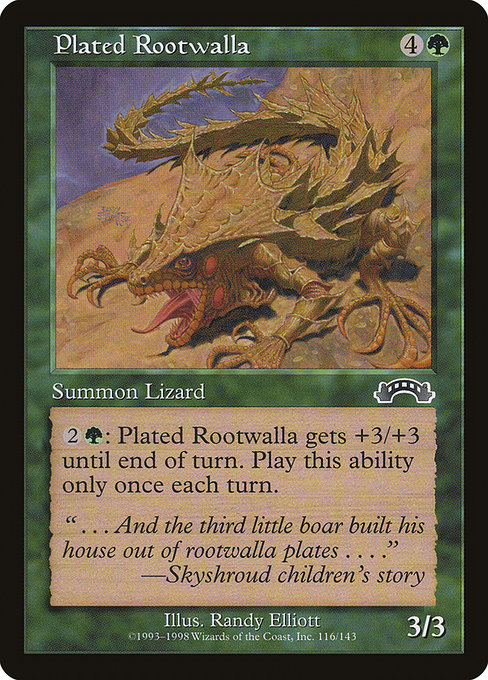 Plated Rootwalla card image