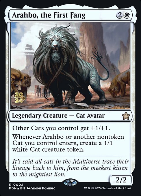 Arahbo, the First Fang (Foundations Promos #2s)