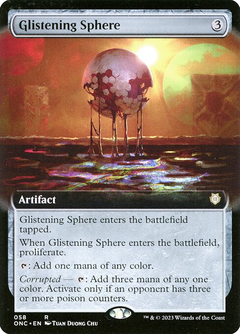 Glistening Sphere (Phyrexia: All Will Be One Commander #58)