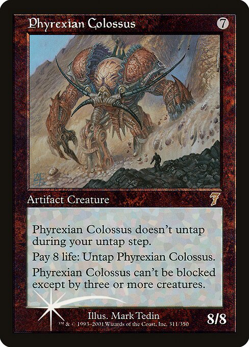 Phyrexian Colossus (Seventh Edition #311★)