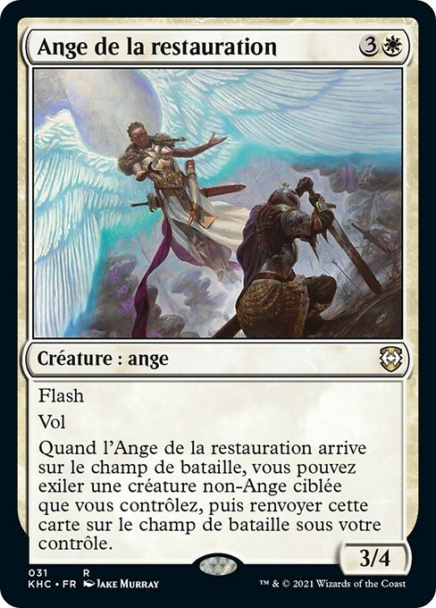Restoration Angel (Kaldheim Commander #31)