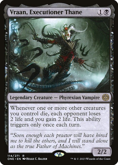 Vraan, Executioner Thane (Phyrexia: All Will Be One #114)