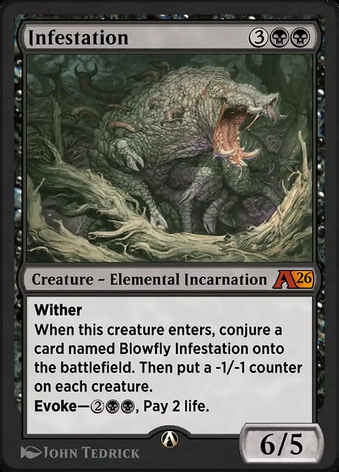 Infestation magic the gathering card art