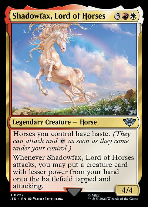 Shadowfax, Lord of Horses (ltr) 227