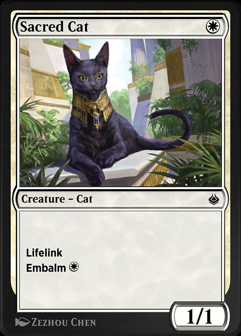 Sacred Cat (Amonkhet Remastered #34)