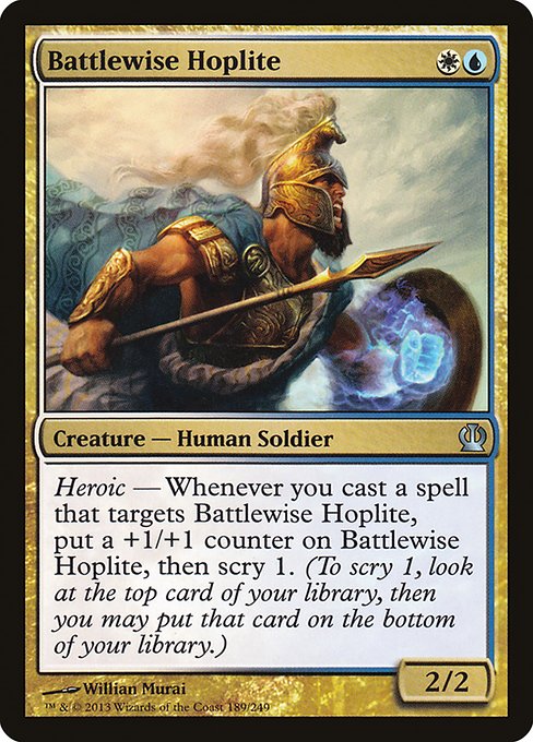 Battlewise Hoplite (Theros #189)