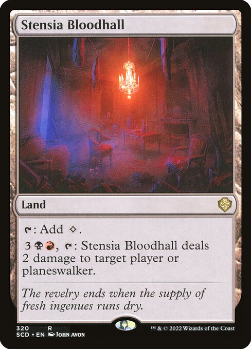 Stensia Bloodhall (Starter Commander Decks #320)