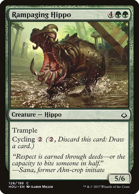 Rampaging Hippo card image