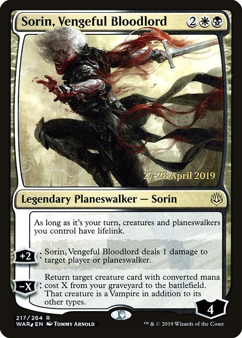 Sorin, seigneur de sang vengeur|Sorin, Vengeful Bloodlord