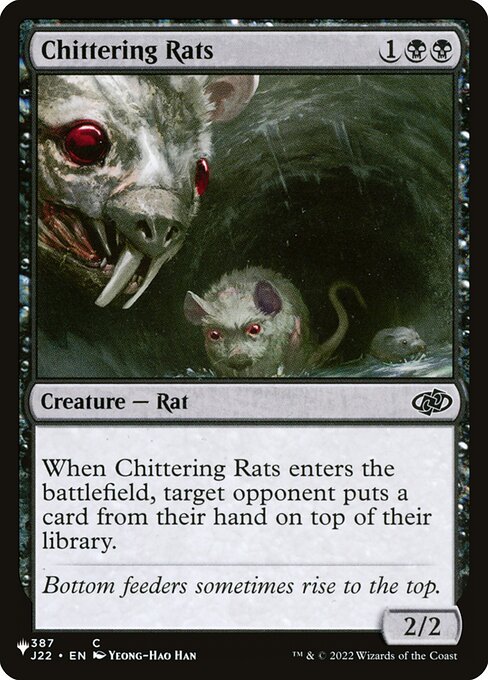 Chittering Rats (The List #J22-387)